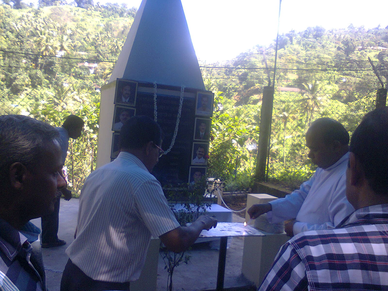 Panniar candle lighting by Priest And DY CE of Meencut