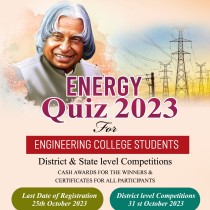 Dr A.P.J. Abdul Kalam Energy Quiz Competition 2023 – Final on  17.2.24
